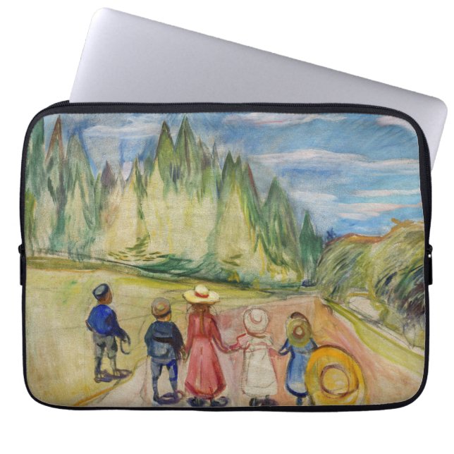Edvard Munch - The Fairytale Forest Laptop Sleeve (Front)