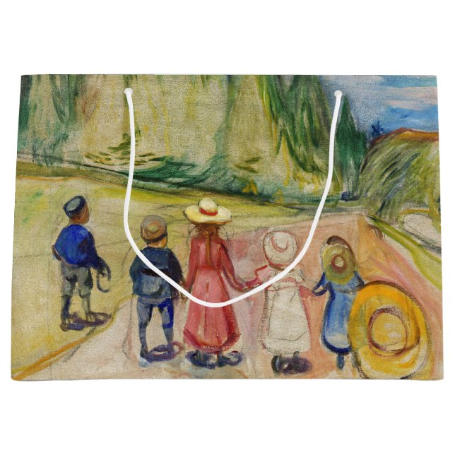 Edvard Munch - The Fairytale Forest Large Gift Bag (Front)