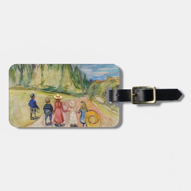 Edvard Munch - The Fairytale Forest Luggage Tag (Front Horizontal)