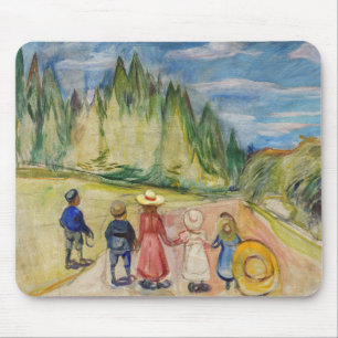 Edvard Munch - The Fairytale Forest Mouse Pad