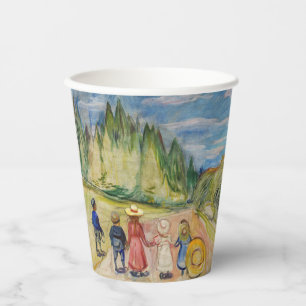 Edvard Munch - The Fairytale Forest Paper Cups