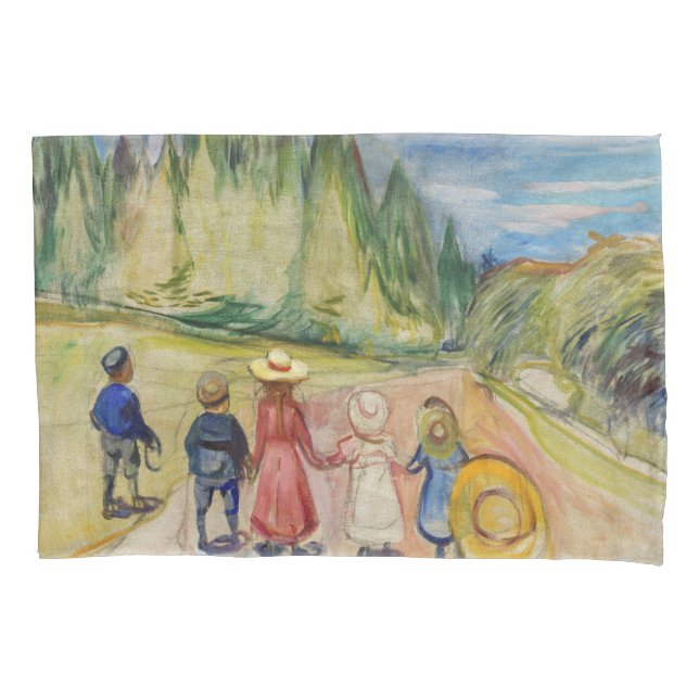 Edvard Munch - The Fairytale Forest Pillowcase (Front)