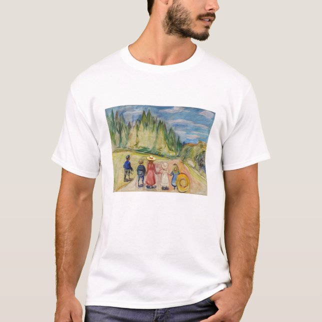 Edvard Munch - The Fairytale Forest T-Shirt (Front)