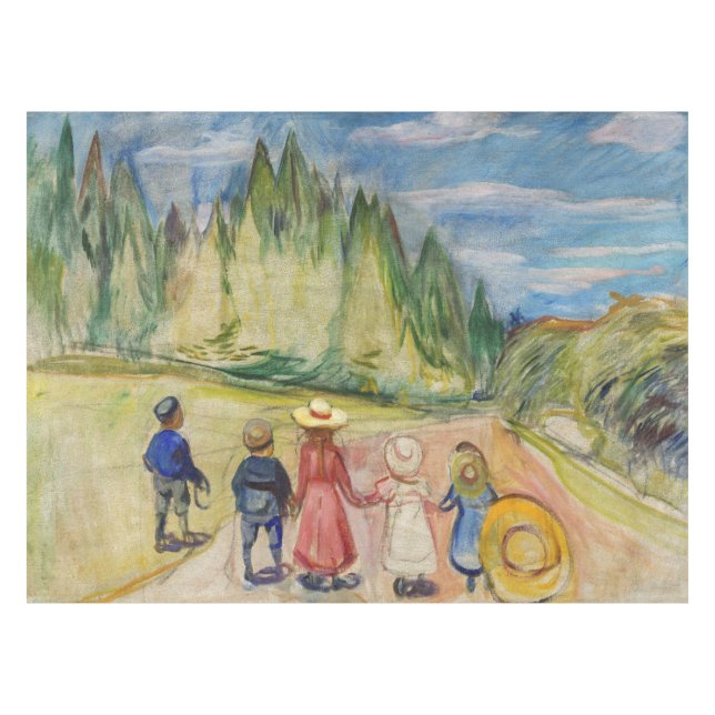 Edvard Munch - The Fairytale Forest Tablecloth (Front (Horizontal))
