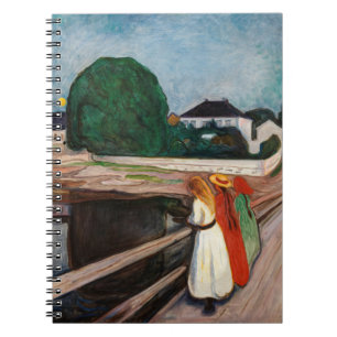 Edvard Munch - The Girls on the Bridge Notebook