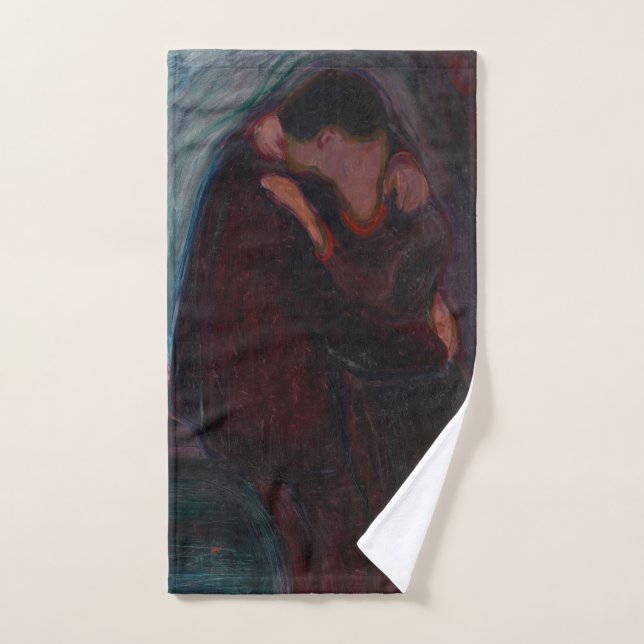 Edvard Munch - The Kiss Bath Towel Set (Hand Towel)