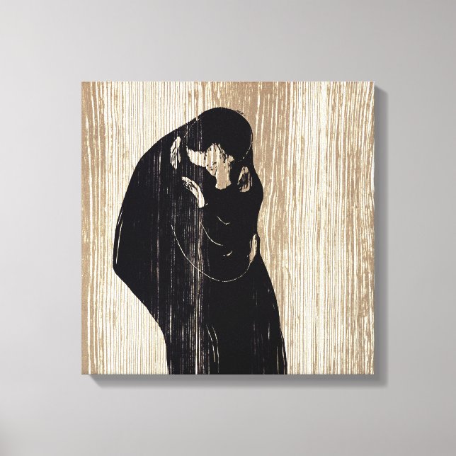 Edvard Munch - The Kiss IV Canvas Print (Front)