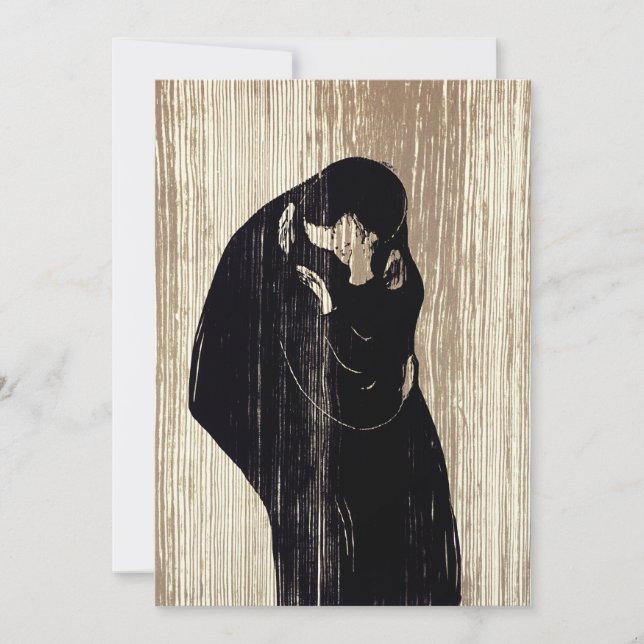 Edvard Munch - The Kiss IV Thank You Card (Front)