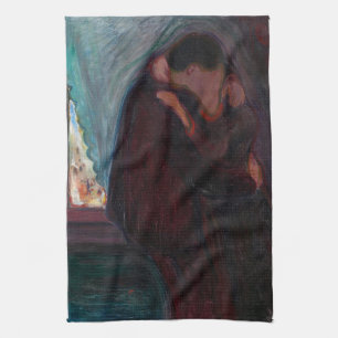 Edvard Munch - The Kiss Kitchen Towel