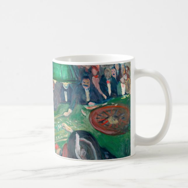 Edvard Munch - The Roulette Table in Monte Carlo Coffee Mug (Right)