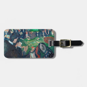 Edvard Munch - The Roulette Table in Monte Carlo Luggage Tag