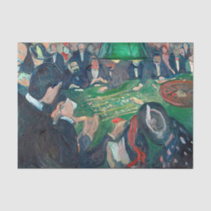 Edvard Munch - The Roulette Table in Monte Carlo Tissue Paper