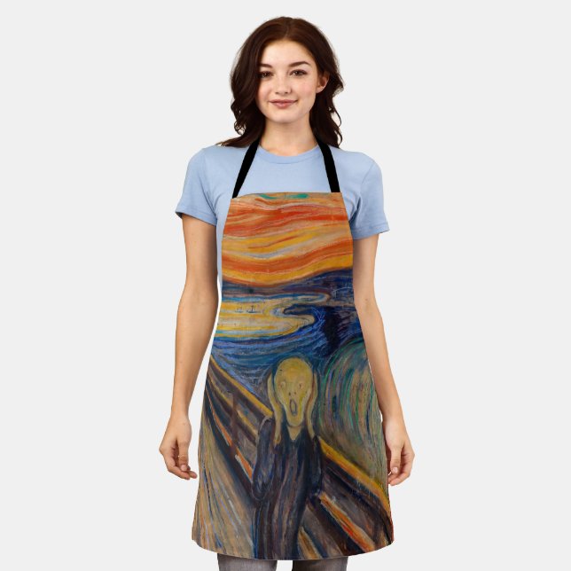 Edvard Munch - The Scream 1893 Apron (Worn)