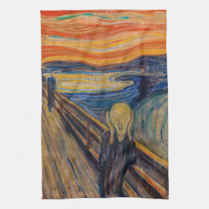 Edvard Munch - The Scream 1893 Kitchen Towel