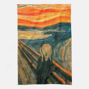 EDVARD MUNCH - The scream 1893 Kitchen Towel