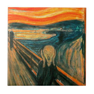 EDVARD MUNCH - The scream 1893 Tile