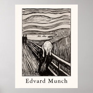 Edvard Munch – The Scream (1895) Poster