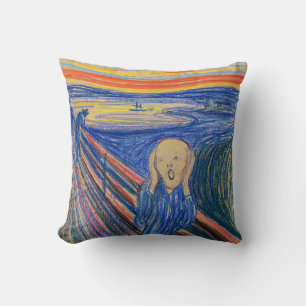 Edvard Munch - The Scream 1895 Throw Pillow