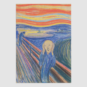 Edvard Munch - The Scream 1895 Tissue Paper