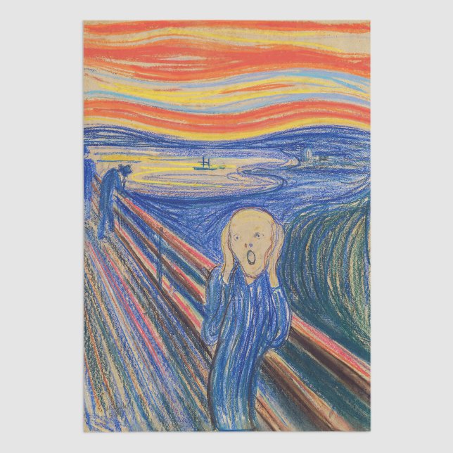 Edvard Munch - The Scream 1895 Tissue Paper (Creator Uploaded)