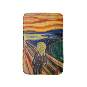 Edvard Munch - The Scream 1910 Bath Mat
