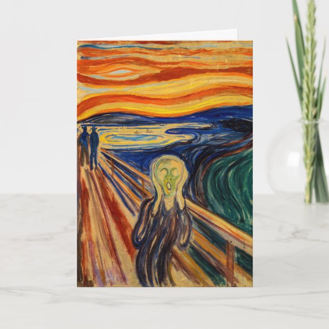 Edvard Munch - The Scream 1910 Card (Front)