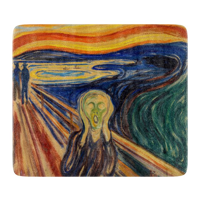 Edvard Munch - The Scream 1910 Cutting Board (Front)