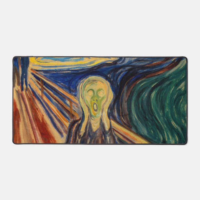 Edvard Munch - The Scream 1910 Desk Mat (Front)