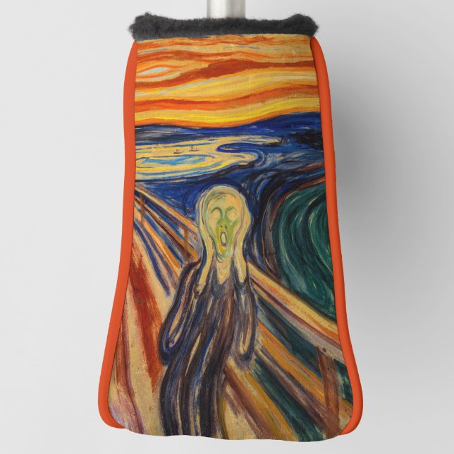 Edvard Munch - The Scream 1910 Golf Head Cover (Rotate 90)