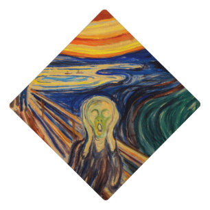 Edvard Munch - The Scream 1910 Graduation Cap Topper