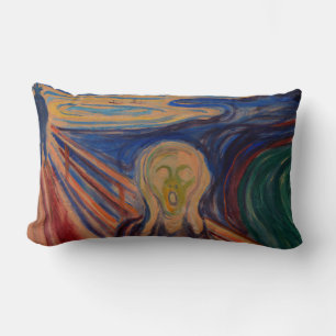 Edvard Munch The Scream 1910 Lumbar Pillow