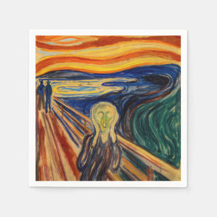Edvard Munch - The Scream 1910 Napkin