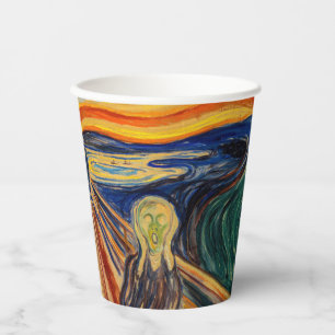 Edvard Munch - The Scream 1910 Paper Cups