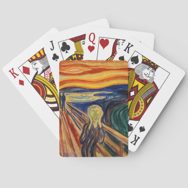 Edvard Munch - The Scream 1910 Playing Cards (Back)