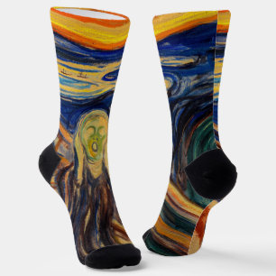 Edvard Munch - The Scream 1910 Socks