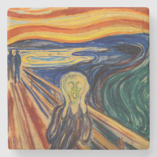 Edvard Munch - The Scream 1910 Stone Coaster
