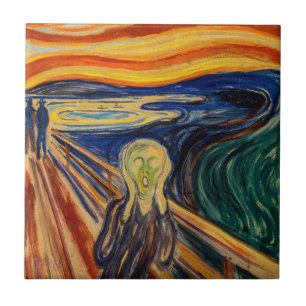 Edvard Munch - The Scream 1910 Tile