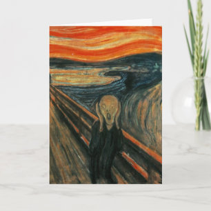 Edvard Munch - The Scream Card