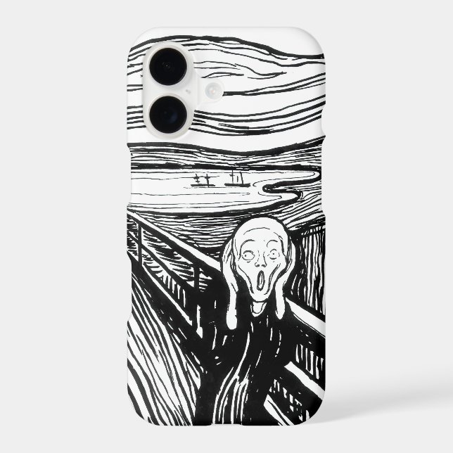 Edvard Munch - The Scream Lithography (Back)