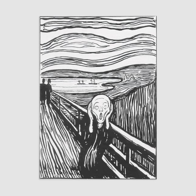 Edvard Munch - The Scream Lithography Tissue Paper (Creator Uploaded)