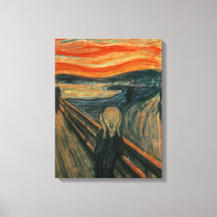 Edvard Munch The Scream Painting Canvas Print