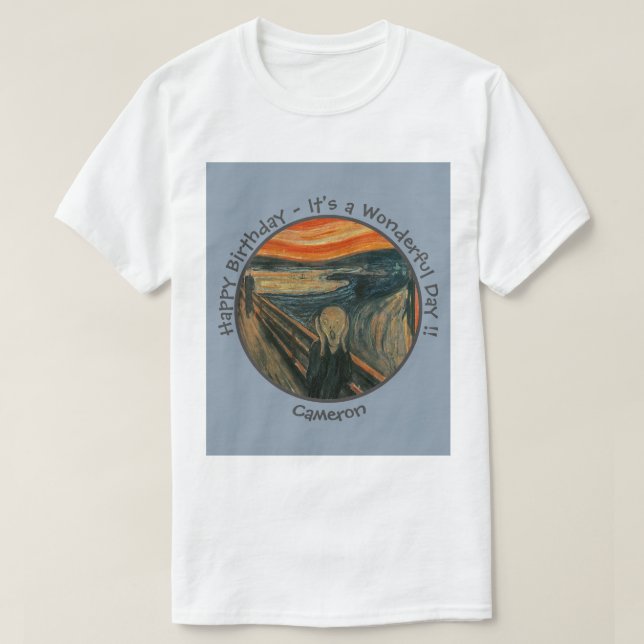 Edvard Munch The Scream Party Items Collection T-Shirt (Design Front)