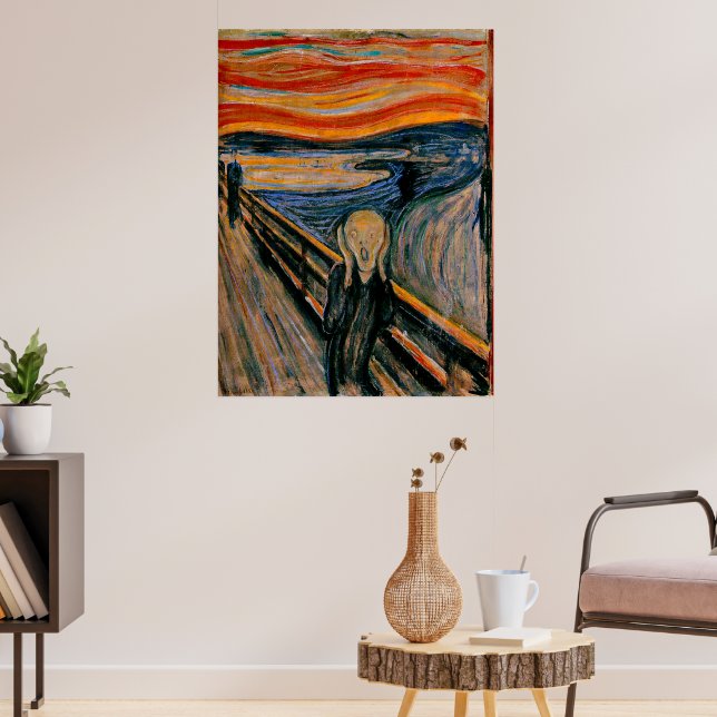 Edvard Munch - The Scream Poster (Living Room 3)