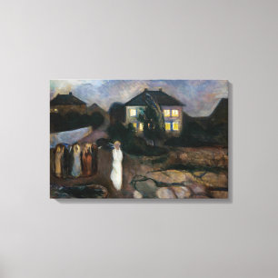 Edvard Munch - The Storm Canvas Print