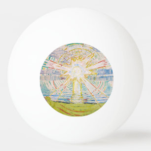 Edvard Munch - The Sun 1910 Ping Pong Ball
