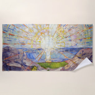 Edvard Munch - The Sun 1911 Beach Towel