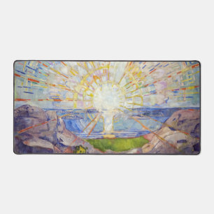 Edvard Munch - The Sun 1911 Desk Mat