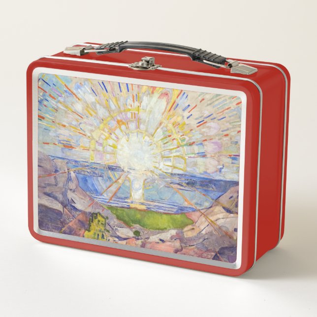 Edvard Munch - The Sun 1911 Metal Lunch Box (Front)