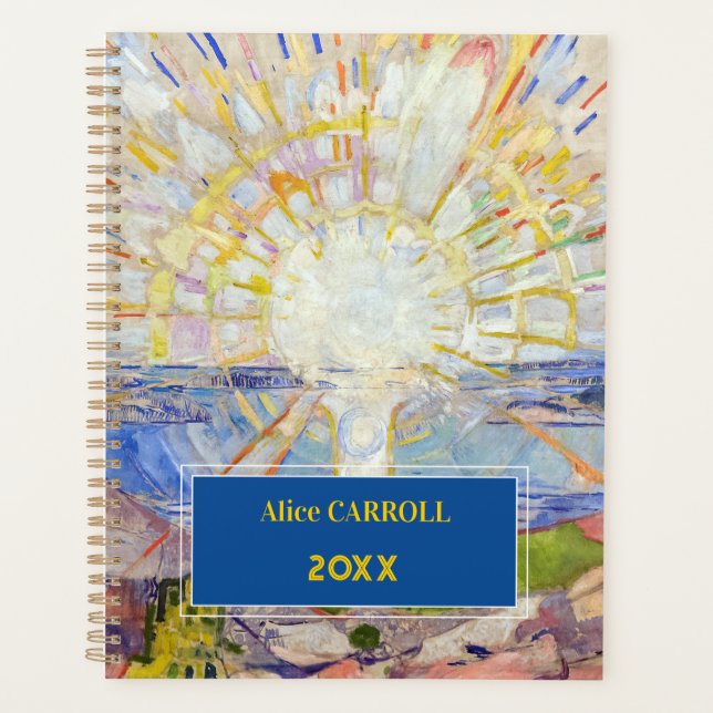 Edvard Munch - The Sun 1911 Planner (Front)