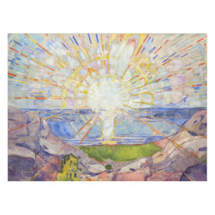 Edvard Munch - The Sun 1911 Tablecloth